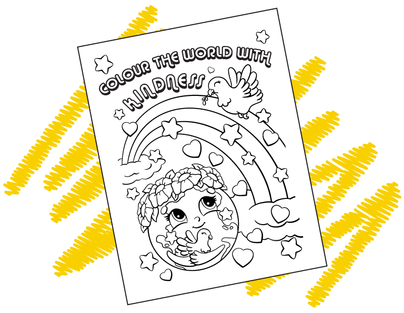 Random Acts of Kindness Day 2023 Colouring Contest